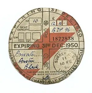 Licence for a mechanically propelled vehicle