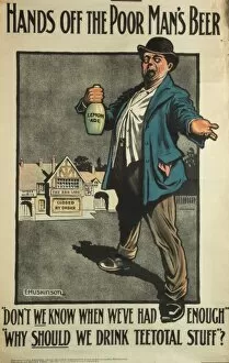 Allowing Gallery: Licensing Bill poster 1908
