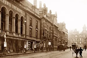Wolverhampton Prints: Lichfield Street and Grand Theatre, Wolverhampton