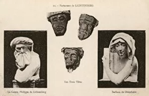 Lichtenberg, France - Carvings from the Chateau