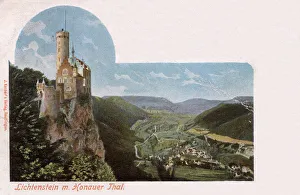 Images Dated 3rd May 2018: Lichtenstein Castle, Wurtemburg, Germany