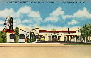 Vegas Collection: Lido Auto Court, Las Vegas, Nevada, USA