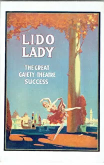 Images Dated 28th March 2017: The Lido Lady by Ronald Jeans