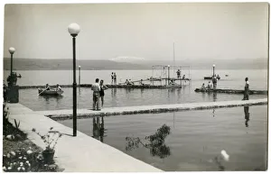 Images Dated 18th March 2019: Lido on the Sea of Galilee (Lake Tiberias), Israel