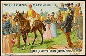 On Lookers Prints: Liebig Horse Racing 6