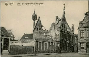 Boom Gallery: Lier (Lierre), Belgium - Market Place, WW1