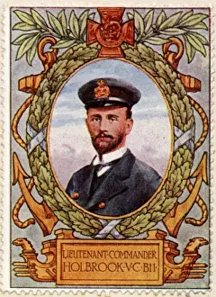 Lieut Prints: Lieut Commander Holbrook VC recipient 7 / Stamp