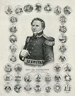 Lieut Prints: Lieut. Gen. Winfield Scott. General in Chief of the U. S. Arm