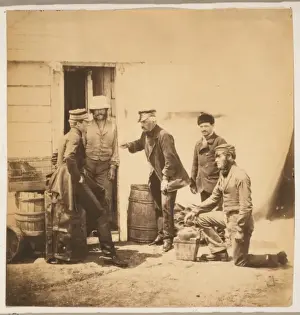 Barnard Prints: Lieutenant General Barnard, CB, Captain Barnard & servants