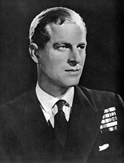 Images Dated 20th October 2011: Lieutenant Philip Mountbatten