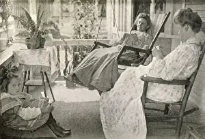 Life in America. Porch