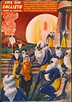 Planets Prints: Life on Callisto