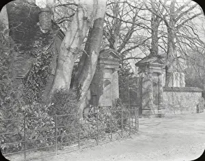 Life of Charles Dickens - Gateway of Old Nunnery near Amesbu