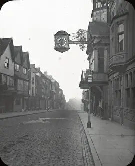 Guildford Prints: Life of Charles Dickens - Old Clock at Guildford