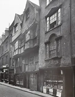 Wych Prints: Life of Charles Dickens - Old Houses in Wych Street