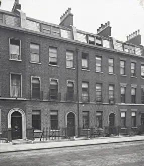 Doorways Prints: Life of Charles Dickens - Row of terraced houses