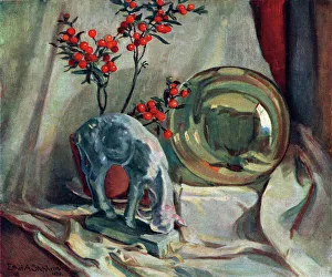 Berries Prints: Still Life of a Deer