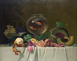 Gold Fish Prints: Still life with fish