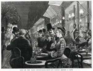 Boulevards Prints: Life on the Paris Boulevards 1877