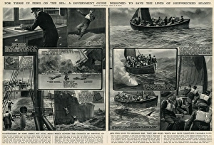 Abandon Gallery: Life saving guide for seamen by G. H. Davis