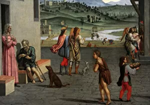 Images Dated 15th February 2012: Life of the Young Tobias byFrancesco Granacci (1469-1543)