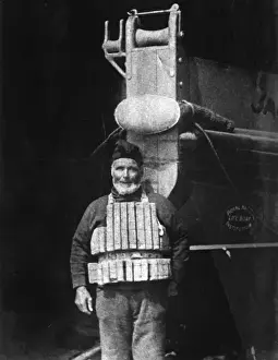 Naze Prints: Lifeboat coxswain Henry Britton, Walton-on-the-Naze, Essex