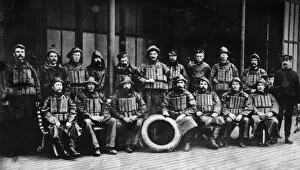 Life Boat Gallery: Lifeboat crew, Walton-on-the-Naze, Essex