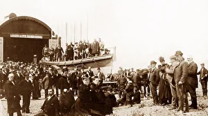 Lifeboats Prints: Lifeboat Demonstration Day early 1900s