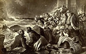 Brooks Collection: The Lifeboat Going to the Rescue, by Thomas Brooks