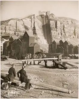 Haul Prints: Lifeboat Horses - Hastings