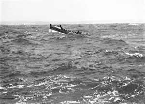 Stevens Collection: Lifeboat returning to harbour, St Ives, Cornwall
