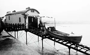 Lifeboat Station, Carrickfergus, Ireland, early 1900s