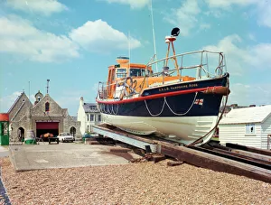 Walmer Prints: The lifeboat, Walmer