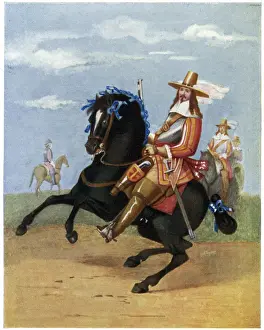 Horsemanship Prints: LIFEGUARDSMAN / 1661