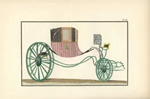 Horse Drawn Gallery: Light carriage called a diligence or voiture-coupe