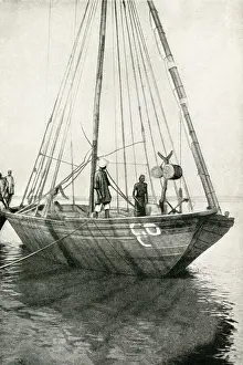 Light craft on River Nile, South Sudan, East Central Africa