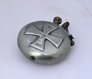 Pocket Gallery: Lighter made from stainless steel pocket watch, WW1