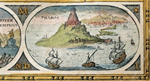 The Lighthouse of Alexandria. Le Theatre du Monde. 17th cent The Lighthouse of Alexandria. Le Theatre du Monde. 17th cent