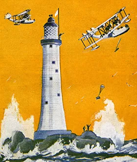 Lighthouse bombed with food supplies