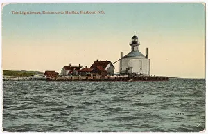 Halifax Prints: Lighthouse and other buildings