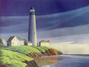 Walks Gallery: Lighthouse at Dawn Date: 1948
