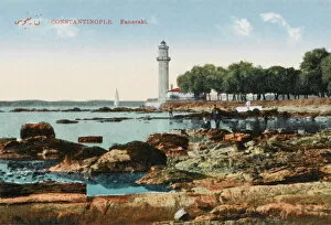 Light House Collection: Lighthouse at Fenerbahce, Constantinople