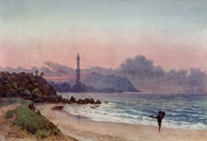 Coasts Collection: Lighthouse, Genoa, Italy