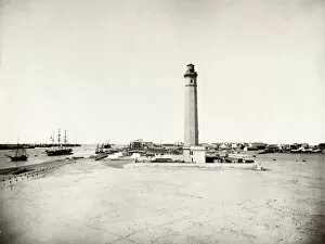 Beacon Collection: Lighthouse at Port Said on the Suez Canal, Egypt