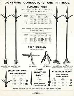 Lightning conductors and fittings