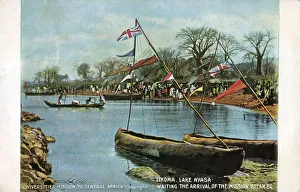Carved Gallery: Likoma, Lake Nyasa - waiting for the Mission Steamer