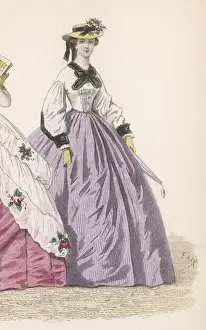 Lilac Skirt Early 1860S