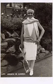 Handbag Prints: Lili Alvarez - Spanish Tennis Champion at Wimbledon in 1926