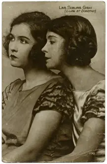 Lillian Prints: Lilian and Dorothy Gish
