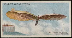 Lilienthal in Flight